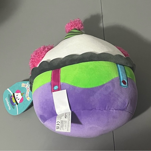 Squishmallow Umberto the Clown Blacklight Squad 8” NWT - Picture 8 of 14